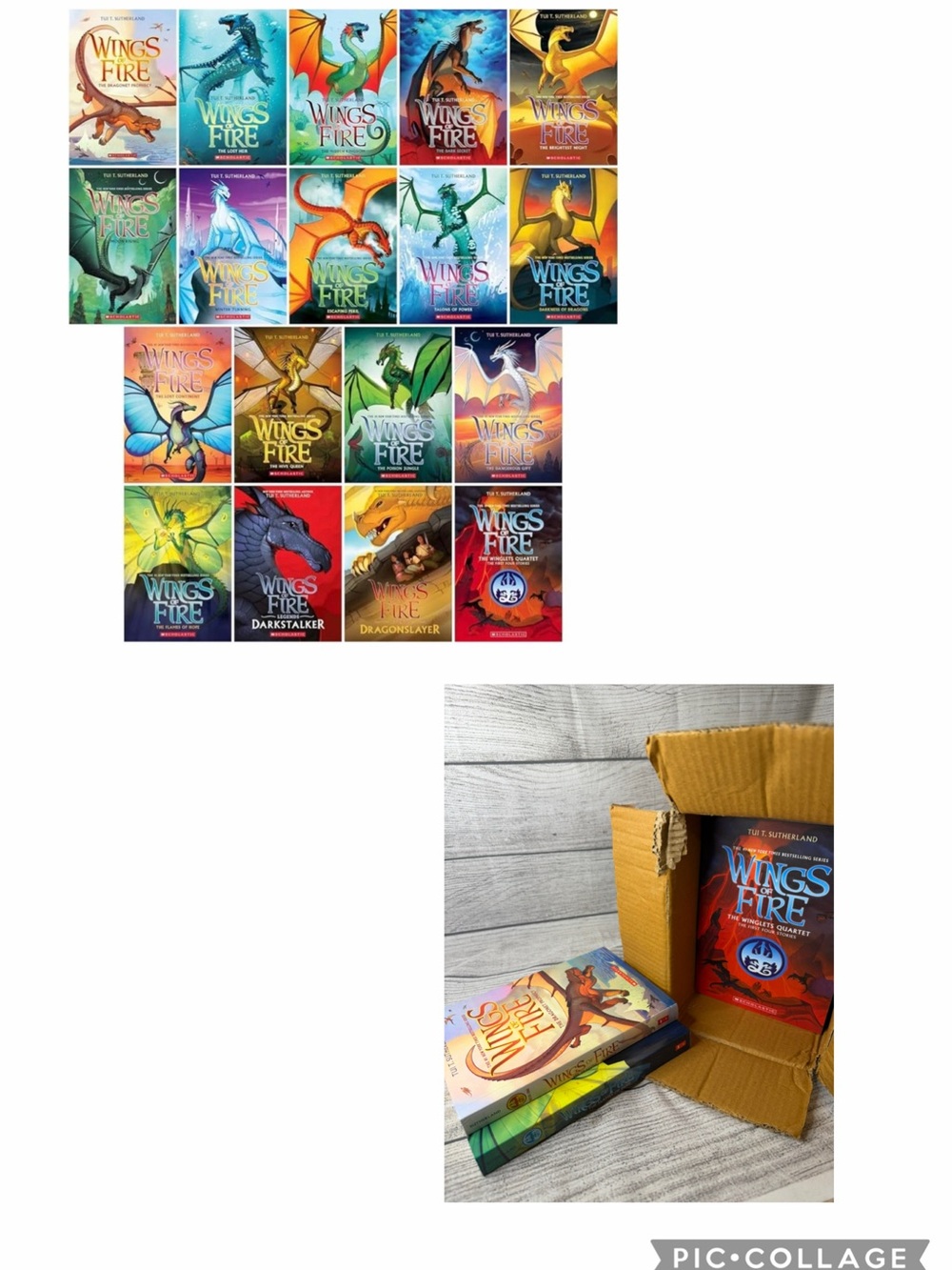 Wings of Fire Series Complete Collection Set, Books #1 - #18 Paperback